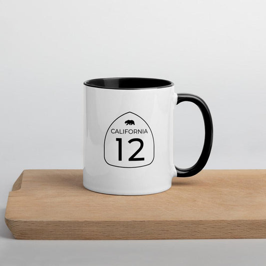 Mug with Color Inside - White Badge