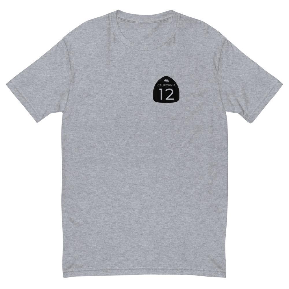 Short Sleeve T-shirt - Black Chest Badge