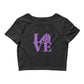 Women’s Crop Tee - Love 12