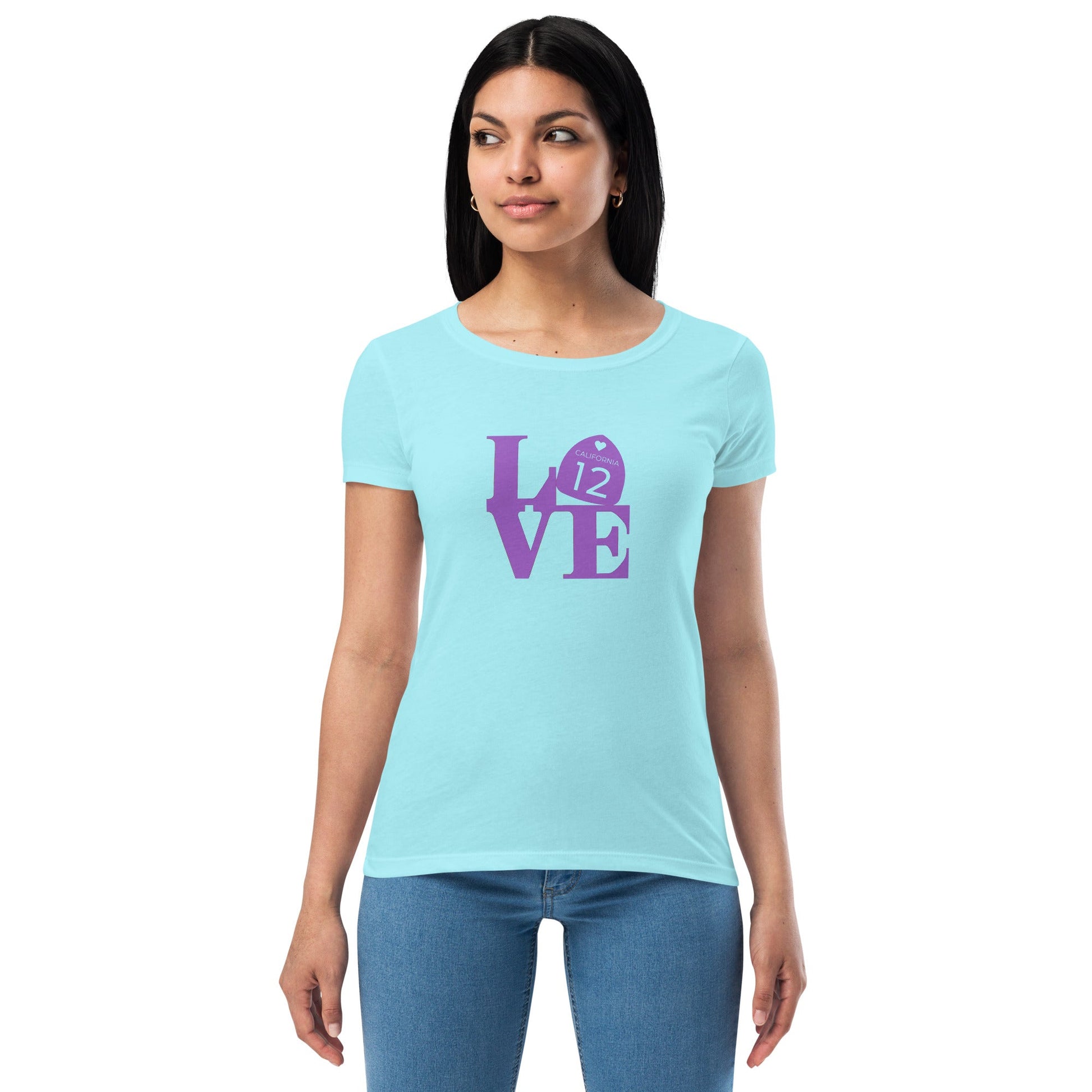 Women’s fitted t-shirt - Love 12